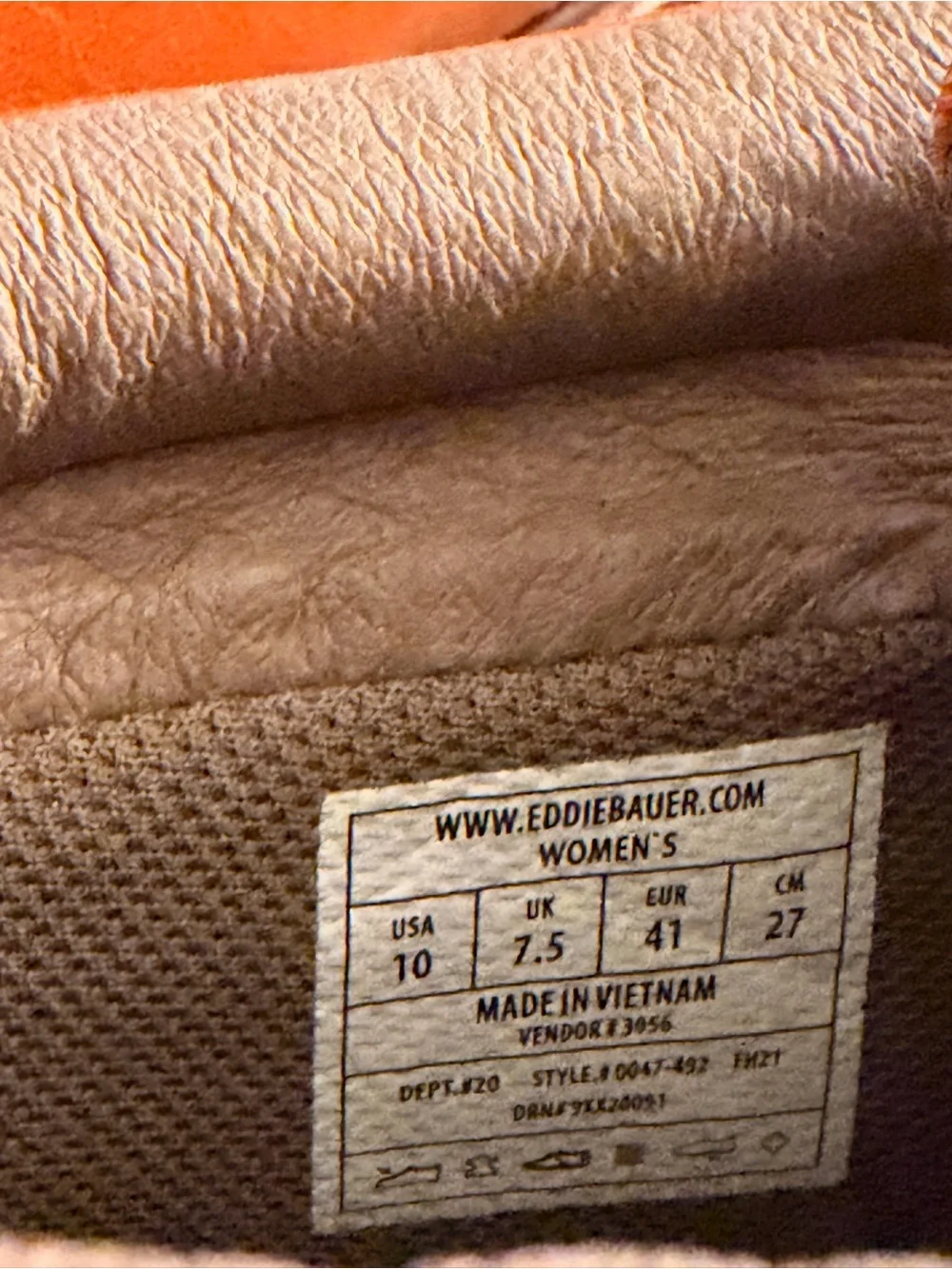 Eddie Bauer waterproof K-series hiking boots